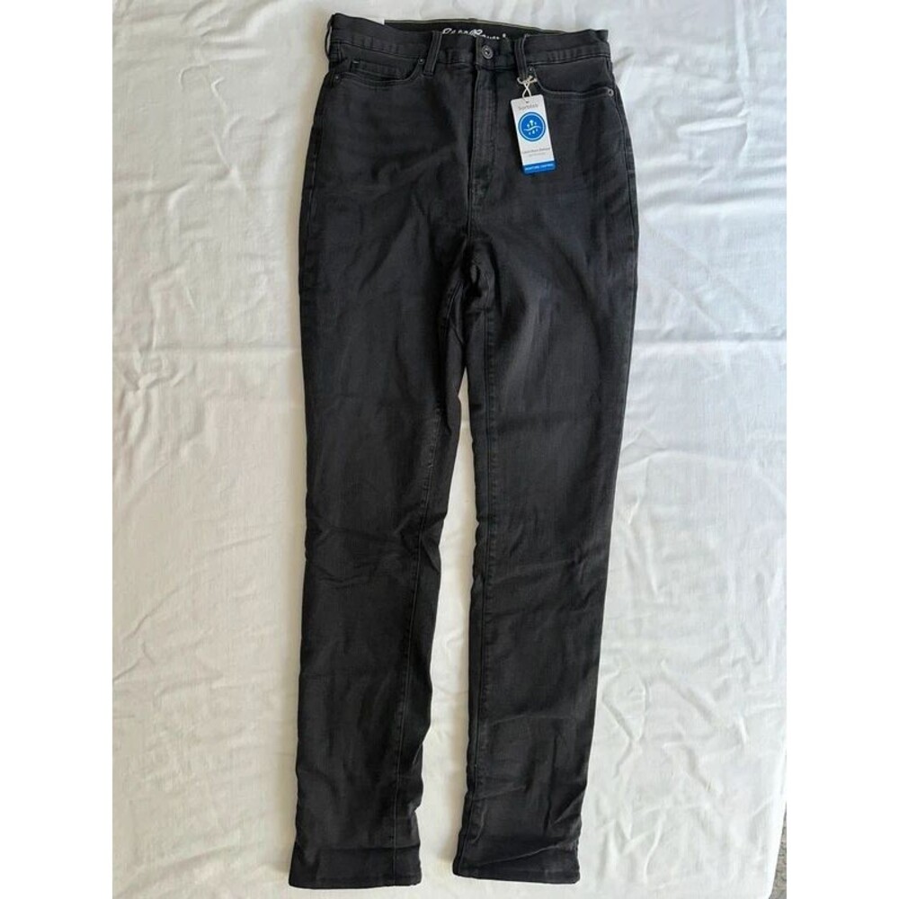 Eddie Bauer Voyager High Rise Straight womens fleece lined jeans 10T tall NWT